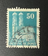Germany Stamp # 653 Mint Lightly Hinged 1948 Church Of Our Lady
