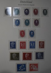 DDR COLLECTION 1949-1990 COMPLETE MNH IN 4 HINGELESS ALBUMS SEE DESCRIPTION