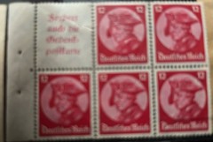 GERMANY EXPLODED MNH BOOKLET SCOTT #398–9 POTSDAM DAY 1933 1197 SEE SCANS
