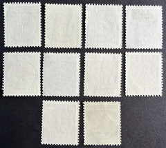 Germany DDR 1954 Sc #O18-O27 Set of 10 Precancel Official Stamps