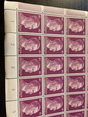 Stamp Germany 40 PF Adolf Hitler Sheet 1941 WWII 3rd Reich German MNH Faults