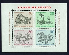 GERMANY – BERLIN – Scott# 9N275 – SG# MSB332 – 1969 – Mini Sheet-Berlin Zoo- MNH