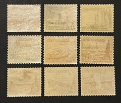 Travelstamps: Germany Stamps Scott #B107-B115 Winter Help MOGH/MNH OG