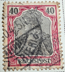 Germany Lot of 20 1889 – 1900 Stamps (SC 46-63, 46a)