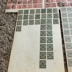 AMAZING GERMANY M&U STAMP RESELLER LOT WORLD WAR ONE ERA HYPERINFLATION, OVPTS