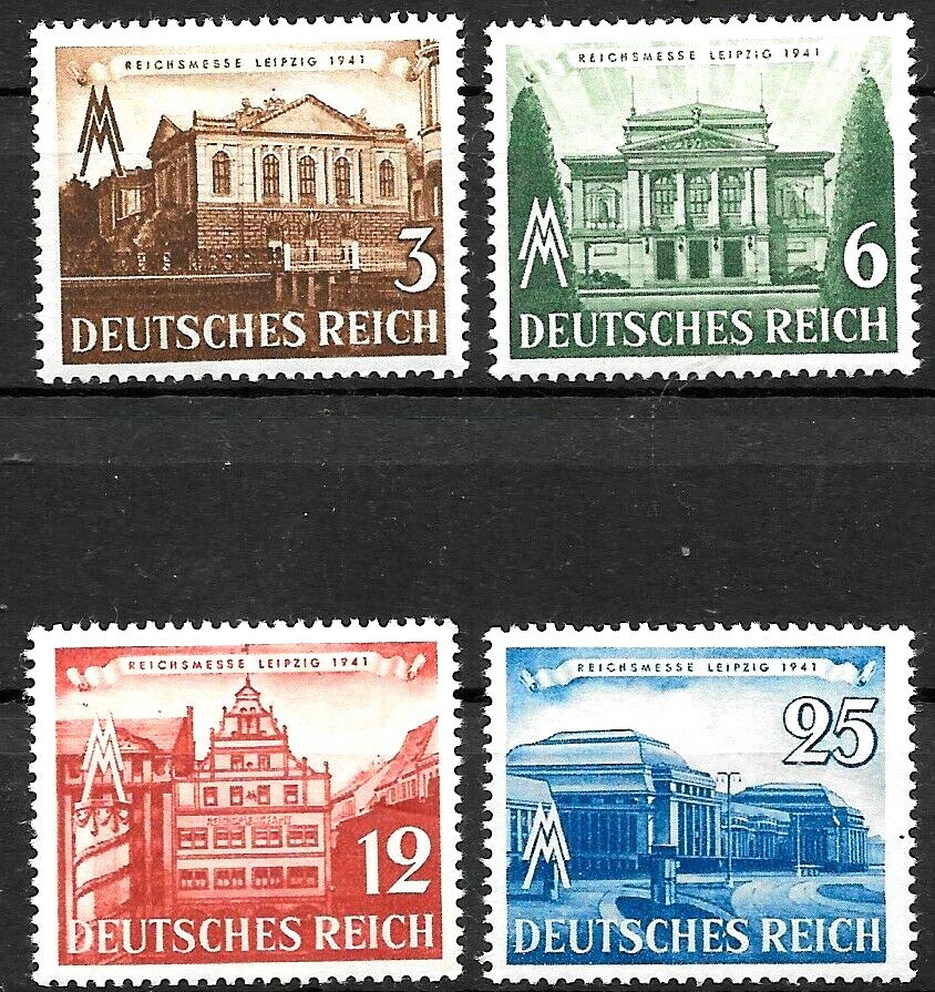 Germany Third Reich Mi# 764-767 MH Leipzig Fair 1941 *