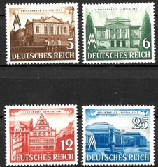 Germany Third Reich Mi# 764-767 MH Leipzig Fair 1941 *