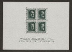 VF Hitler 48th Birthday Commemorative SS – Scott B102 – MNH
