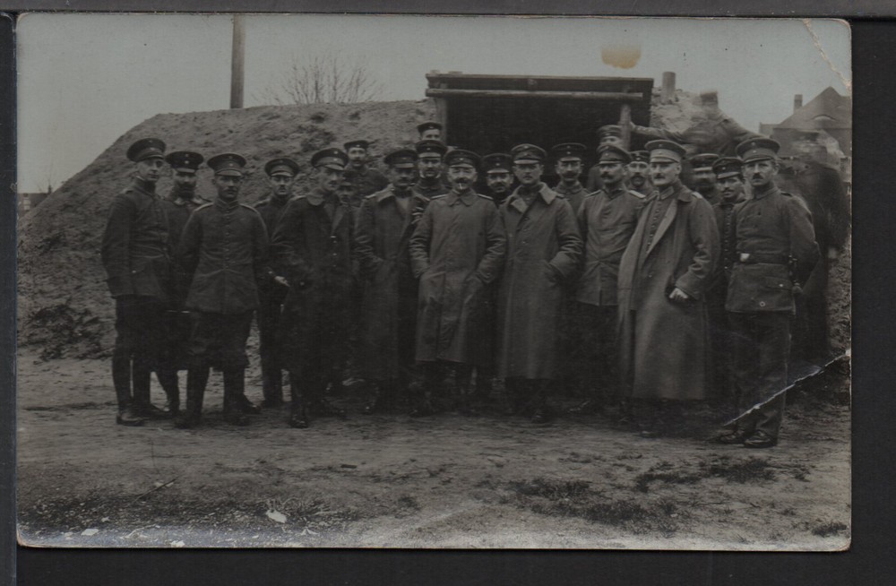 ✔️ GERMANY REICH WWI SOLDIERS EXCELLENT RARE AGED MILITARY POSTCARD
