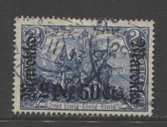 Germany 1911 offices Morocco 2 Pts. 50 cts. issue used, $ 72.00
