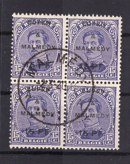 Eupen & Malmedy 3 block of four used (75668)