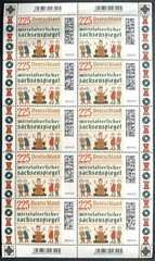 Germany 2024 Saxony Mirror €2.25 MiNr. 3815 SHEET ** BRD / GERMANY SHEET!!