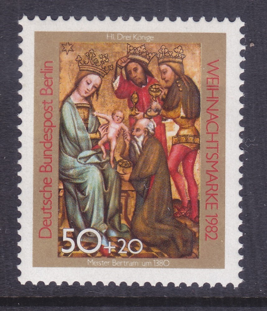 Germany Berlin 9NB197 MNH 1982 Adoration of the Kings Christmas Issue