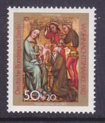 Germany Berlin 9NB197 MNH 1982 Adoration of the Kings Christmas Issue