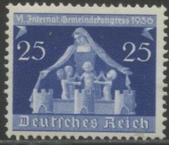GERMANY Sc#476 1936 Municipalities Top Value of Set OG Mint NH