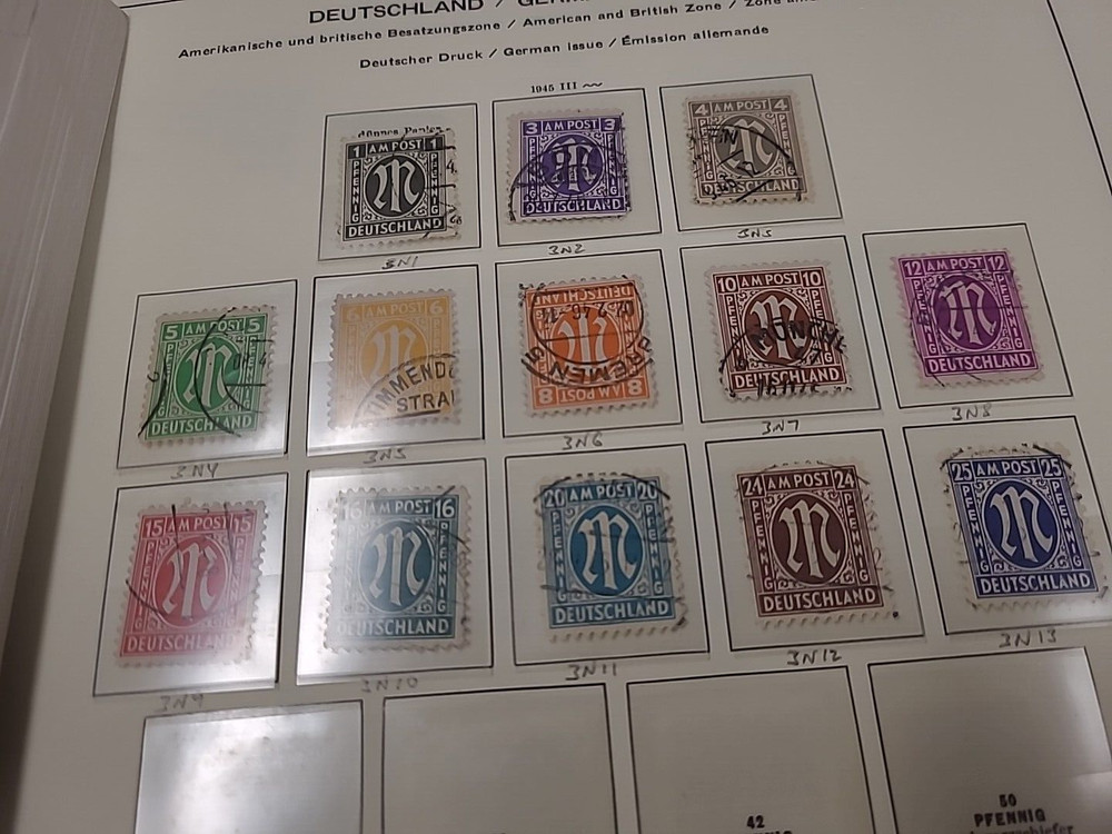 APC 3677 Germany sc#3n1-3n13 to be shipped off page scv $80 used