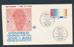 D489545 Germany FDC International Congress Education Hearing Impaired 19