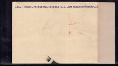Zeppelin document Polar trip 1931 single franking Michel no. 457 A. Holyoke USA