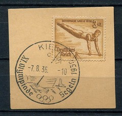 German Reich WW II : Nice fancy cancel from 1936 – Kiel