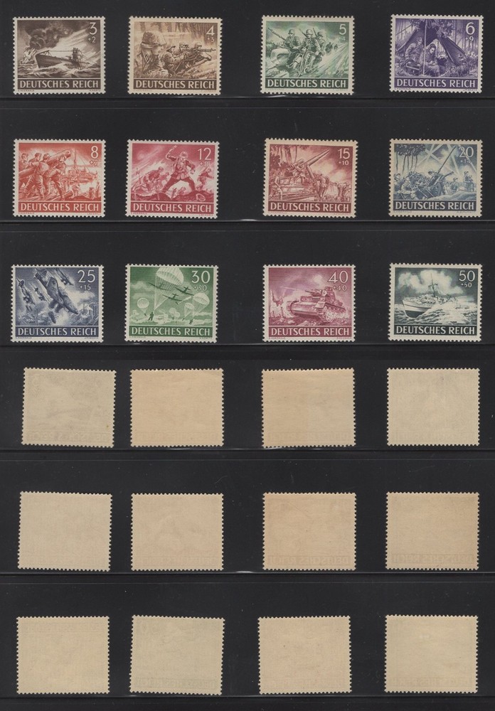 Germany 1943 Semi Postals #B218-B229 Never Hinged – Hero Memorial