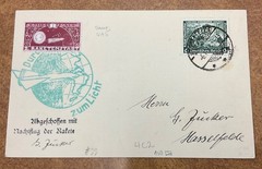 Germany 1933 ZUCKER signed Rocket Mail card only 100 made, EZ4 11/6/33.