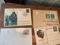 german stamps and postal history 1800s states on Reich mint and used *a551