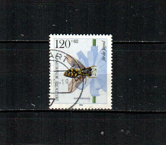 GERMANY Scott’s B619 ( 1v ) Insect F/VF Used ( 1984 )