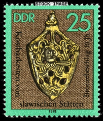DDR #Mi2305 MNH 1978 Slavic Treasure Bronze Sword Scabbard [1893]