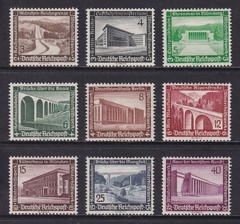 GERMANY 1936 Winter Relief Fund set of 9 SG 623-631 MH/* (CV £16)