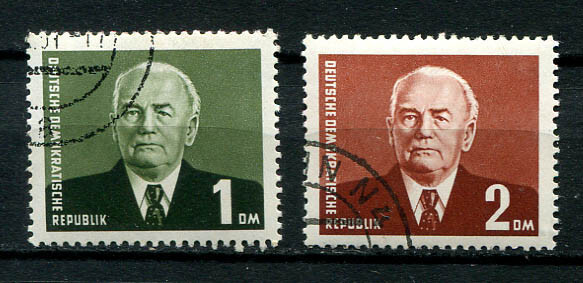 Germany – DDR : Wilhelm Pieck set from 1957 – CTO