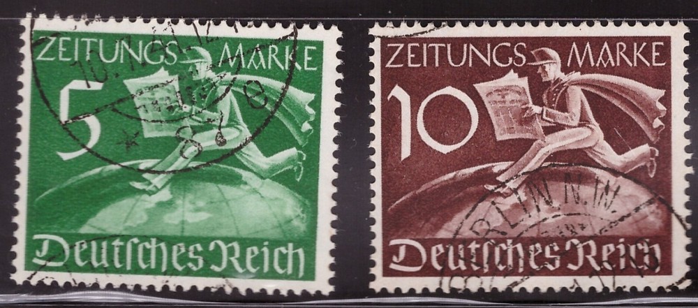 Germany Stamp #P1-P2 Used 1939 Newspaper