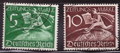 Germany Stamp #P1-P2 Used 1939 Newspaper