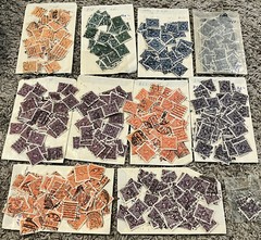 1922-1923 HUGE INVESTOR’S LOT OF GERMANY POSTHORN (ONE COLOR) STAMPS