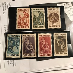 SAAR Saargebiet Volkshilfe Semi Postal Stamp Collection GERMANY Used & Mint