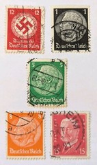 1932-38-44 Germany Austria (1938-45) Postage Stamps USED Swastika Von Hindenburg