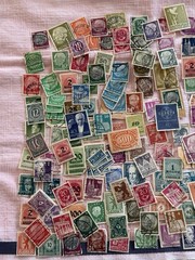 Lot #23 Germany Stamp Collection 190 Pcs Reich Berlin Inflation WWII Era