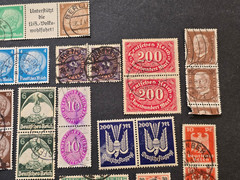 46 Nazi German Stamp Lot Used Blocks Pairs Third Reich Inflation Airmail Mix