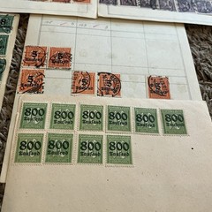EXCELLENT GERMANY MINT AND USED STAMP DEALER MIX WWI ERA INFLATION OVPTS