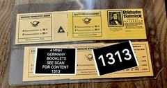 4 MNH GERMANY BOOKLETS SEE SCAN FOR CONTENT 1313