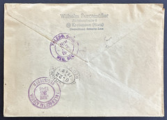 Germany 1948 Sc# 538, 578, 584-585 Registered Cover Hannover to Toledo