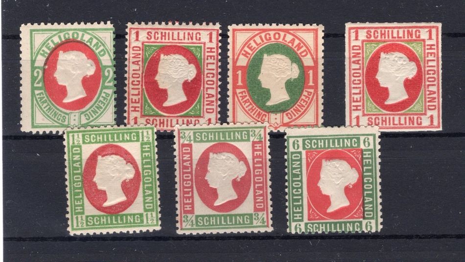 HELIGOLAND LOT REPRINTS Impeccable ** MNH MINT (81894