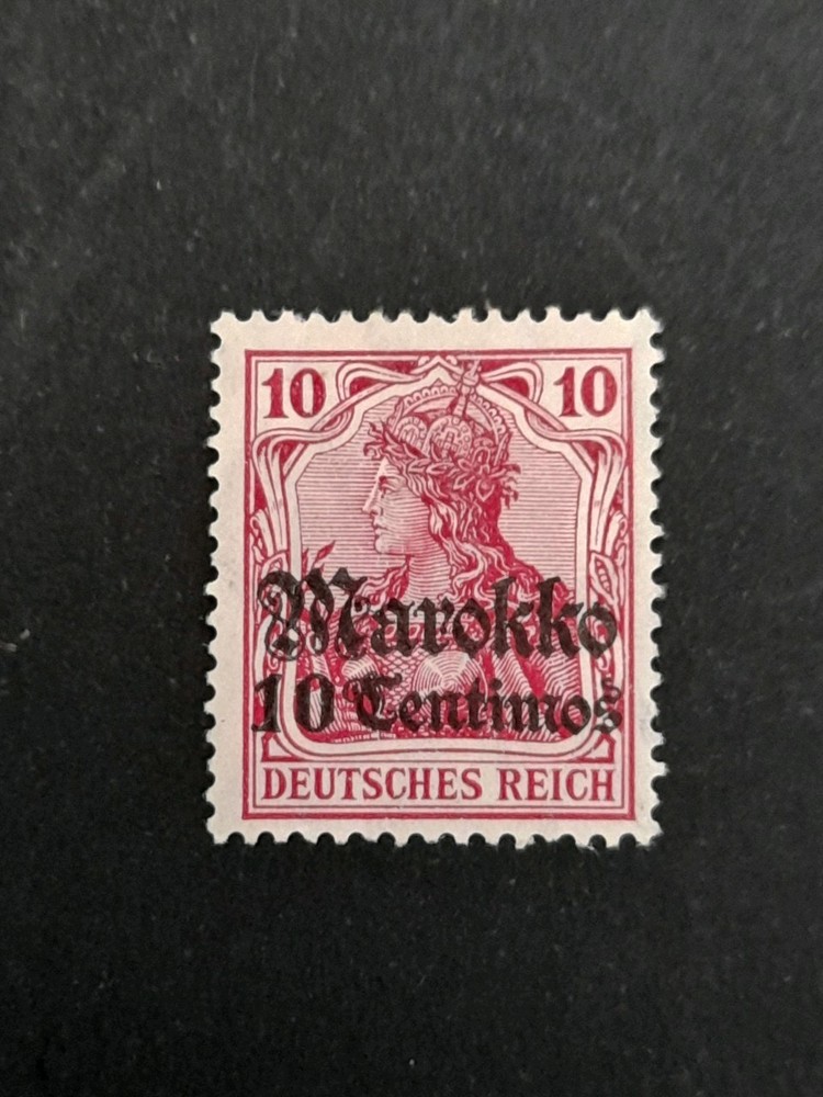 German Stamp 1905. Overprint Morroco 10c On 10pf. MH