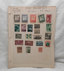 Vintage Mixed Lot 22 Stamps Finland Fiji Bulgaria Ireland Guatemala Malta & More