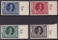 Authentic Stamp Germany Selection 1943 WWII Military Hitler 54th Right MNH
