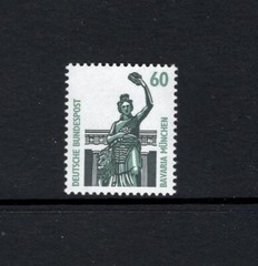 Germany 1987 BAVARIA, MUNICH, BRONZE STATUE MNH SC 1525