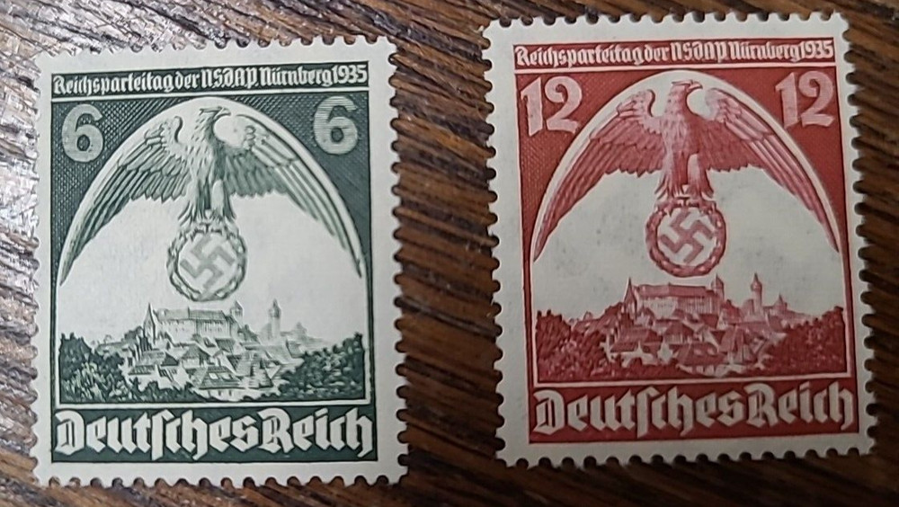APC 3231 Germany superb MNH set scv $19 SC#465-466 scv $19