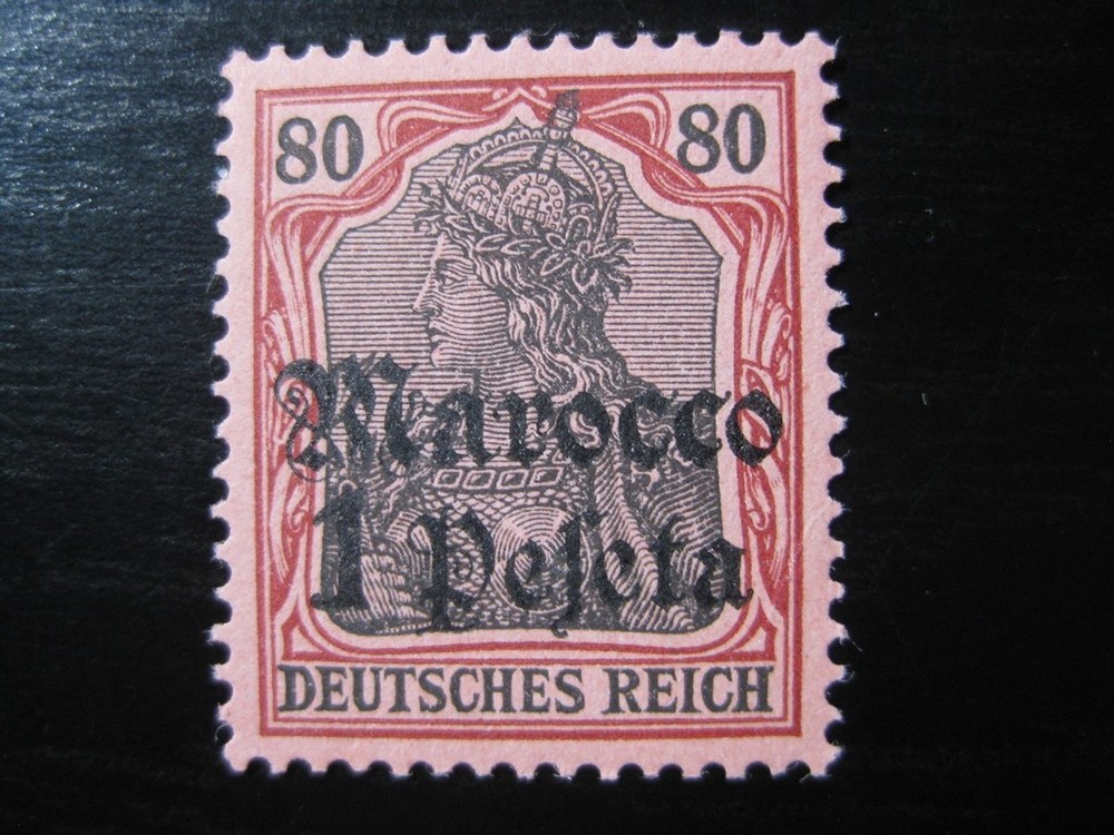 MOROCCO GERMAN OFFICES COLONY Mi. #29 scarce mint MNH stamp! CV $85.00