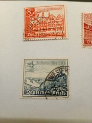 Complete Set German 1939 Deutsches Rhiech WW2 Winterhilfswerk & 5 1940 Stamps