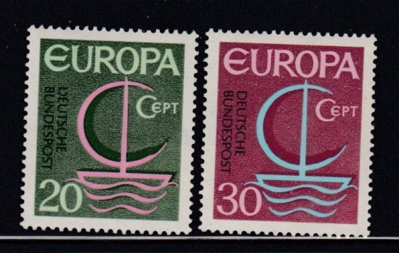 WEST GERMANY Europa 1966 MNH set