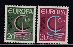 WEST GERMANY Europa 1966 MNH set